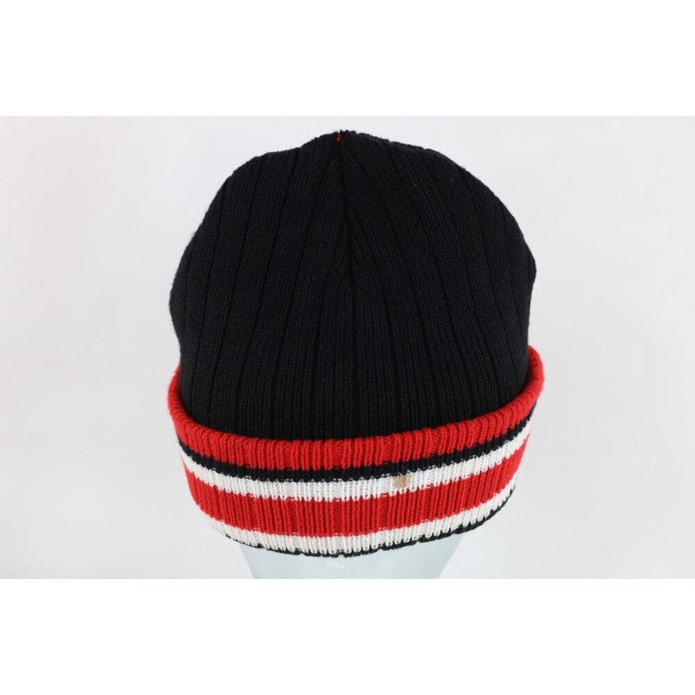 Vintage The Ohio State University Chunky Ribbed Knit Beanie Hat Cap Winter OSFA - Picture 5 of 9